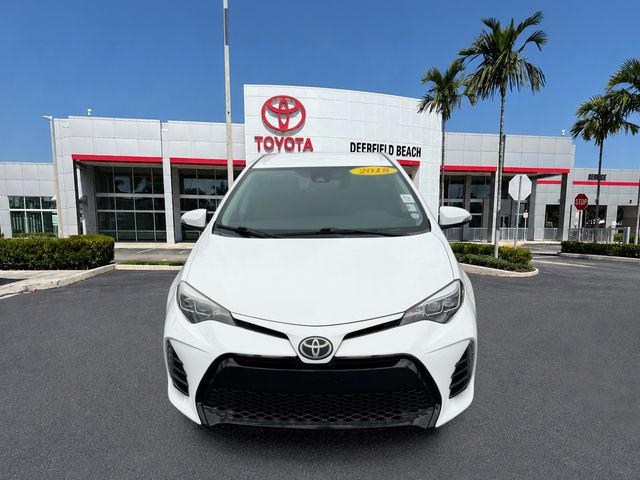 Used 2018 Toyota Corolla SE with VIN 5YFBURHE9JP794585 for sale in Deerfield Beach, FL