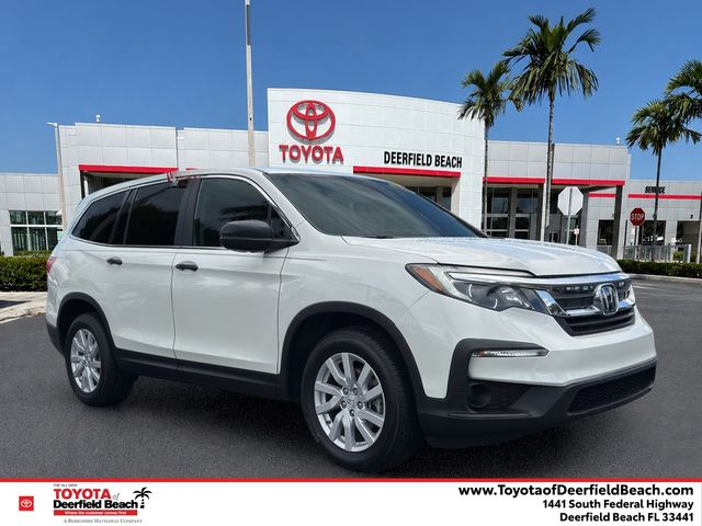 Used 2019 Honda Pilot LX with VIN 5FNYF5H12KB037180 for sale in Deerfield Beach, FL