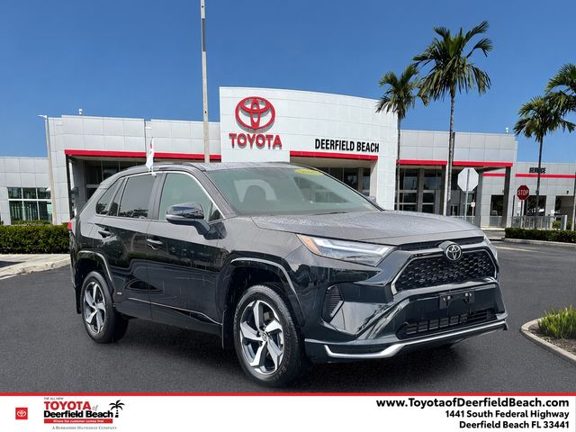 Midnight Black Metallic 2025 Toyota RAV4 Plug-in Hybrid SE AWD SUV / Crossover All-Wheel Drive Continuously Variable Transmission