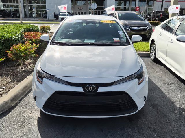 Certified 2025 Toyota Corolla LE with VIN 5YFB4MDE1SP252648 for sale in Deerfield Beach, FL