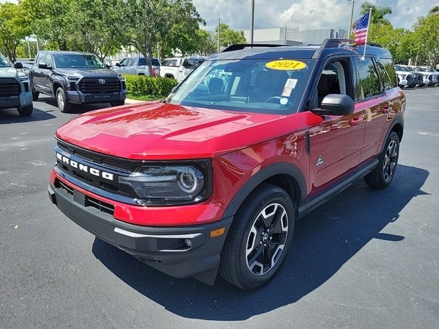 Used 2021 Ford Bronco Sport Outer Banks with VIN 3FMCR9C62MRB17071 for sale in Deerfield Beach, FL