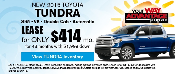 New 2015 Toyota Tundra Offer, Deerfield Beach FL