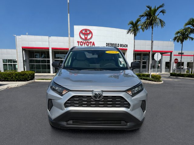 Used 2021 Toyota RAV4 LE with VIN 2T3H1RFV4MC136125 for sale in Deerfield Beach, FL