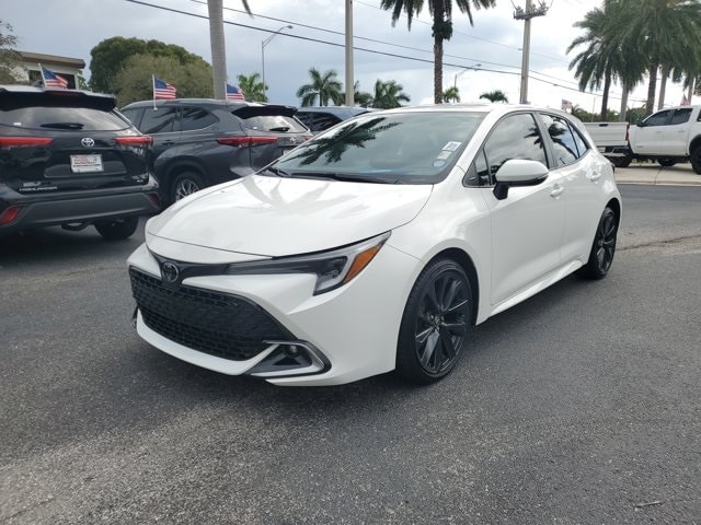 Used 2025 Toyota Corolla Hatchback XSE with VIN JTNC4MBE6S3239146 for sale in Northfield, Minnesota