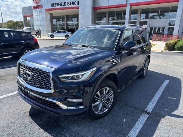 Used 2018 INFINITI QX80 Base with VIN JN8AZ2NF4J9660725 for sale in Deerfield Beach, FL