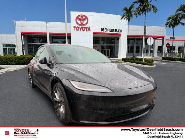 Used 2024 Tesla Model 3 Base with VIN 5YJ3E1EA3RF751632 for sale in Deerfield Beach, FL