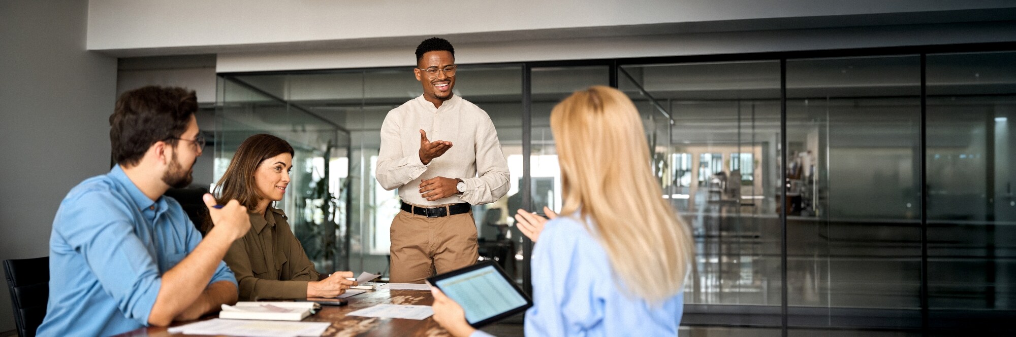 Group of people in meeting