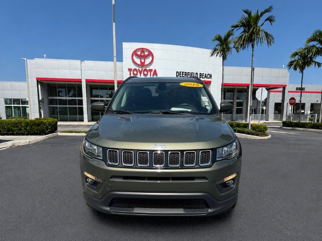Used 2018 Jeep Compass Latitude with VIN 3C4NJCBB5JT124692 for sale in Deerfield Beach, FL