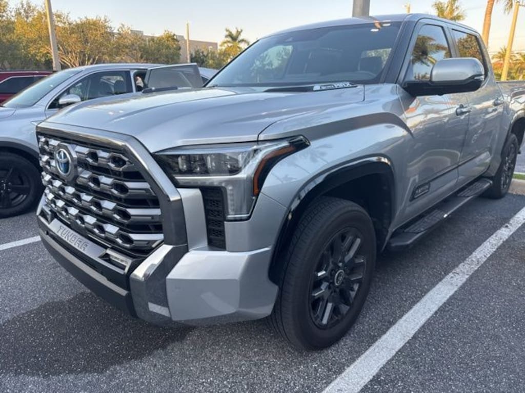 Used 2024 Toyota Tundra Hybrid Platinum Truck CrewMax