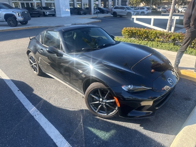 Used 2017 Mazda MX-5 Miata RF Grand Touring with VIN JM1NDAM77H0107470 for sale in Deerfield Beach, FL