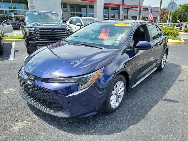 Used 2022 Toyota Corolla LE with VIN 5YFVPMAE6NP380672 for sale in Deerfield Beach, FL