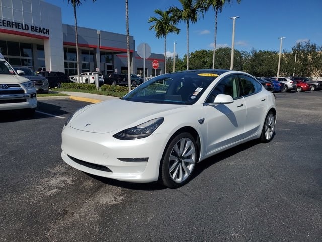 Used 2018 Tesla Model 3 Long Range with VIN 5YJ3E1EA6JF059630 for sale in Deerfield Beach, FL
