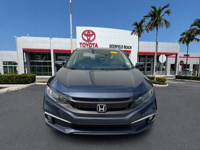 Used 2020 Honda Civic EX with VIN 19XFC1F3XLE009874 for sale in Deerfield Beach, FL