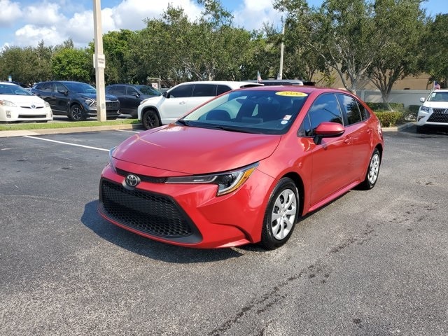 Used 2020 Toyota Corolla LE with VIN 5YFEPRAE4LP031181 for sale in Deerfield Beach, FL