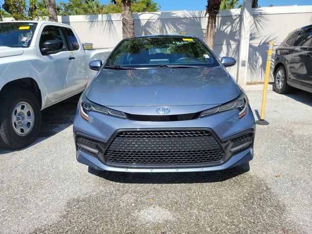Used 2021 Toyota Corolla SE with VIN 5YFM4MCE3MP065876 for sale in Deerfield Beach, FL