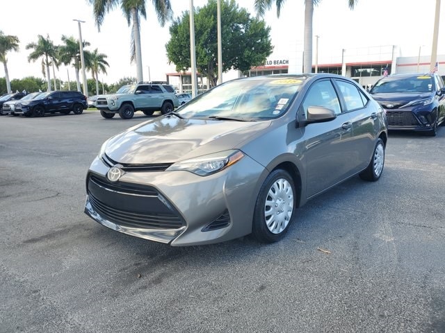 Used 2018 Toyota Corolla LE with VIN 2T1BURHE4JC994208 for sale in Deerfield Beach, FL