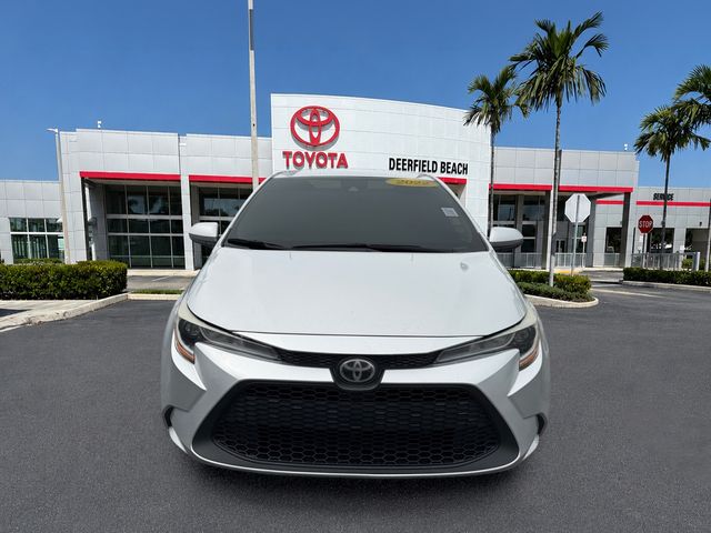 Used 2022 Toyota Corolla LE with VIN 5YFEPMAEXNP282468 for sale in Deerfield Beach, FL