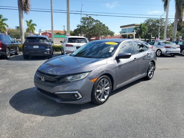 Used 2019 Honda Civic EX with VIN 19XFC1F33KE013327 for sale in Deerfield Beach, FL