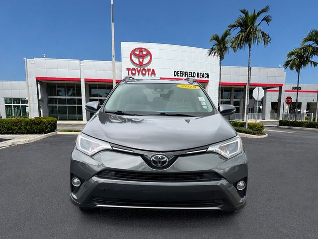 Used 2018 Toyota RAV4 XLE with VIN 2T3WFREV0JW510685 for sale in Deerfield Beach, FL