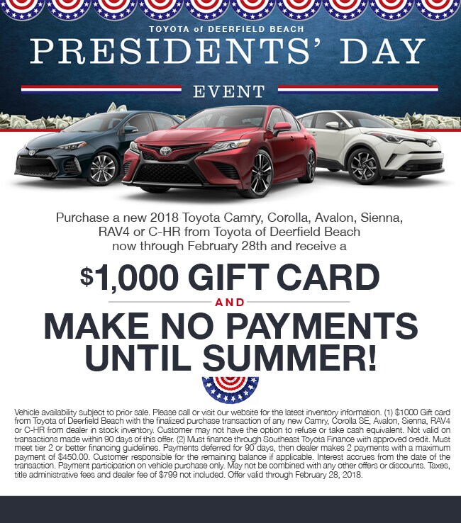 Presidents' Day Event | Toyota of Deerfield Beach
