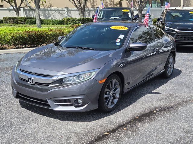 Used 2018 Honda Civic EX-T with VIN 2HGFC3B30JH355453 for sale in Deerfield Beach, FL