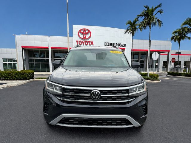 Used 2022 Volkswagen Atlas SE w/Tech with VIN 1V2KP2CA4NC519190 for sale in Deerfield Beach, FL