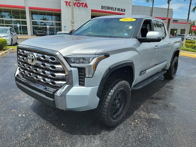 Used 2022 Toyota Tundra Platinum with VIN 5TFNA5DB7NX012379 for sale in Deerfield Beach, FL