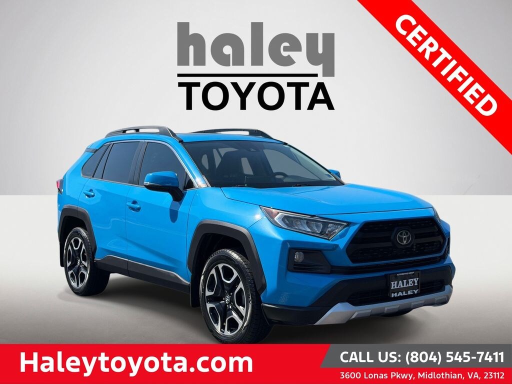 Certified 2019 Toyota RAV4 Adventure SUV