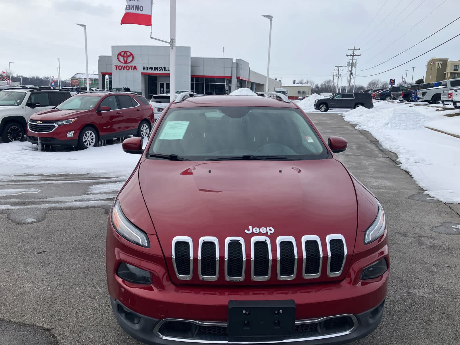 Used 2017 Jeep Cherokee Limited with VIN 1C4PJMDB8HW537092 for sale in Hopkinsville, KY