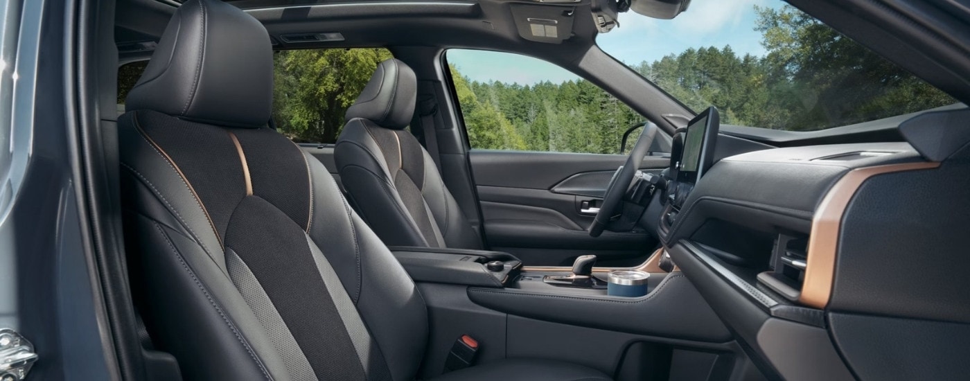 The interior of a 2025 Toyota Grand Highlander.