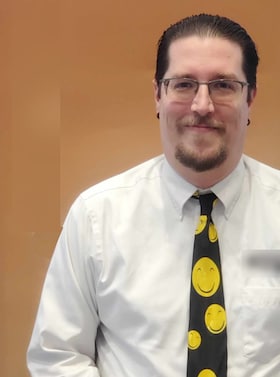 Staff member Micah Perdue from 64c876eaddc7