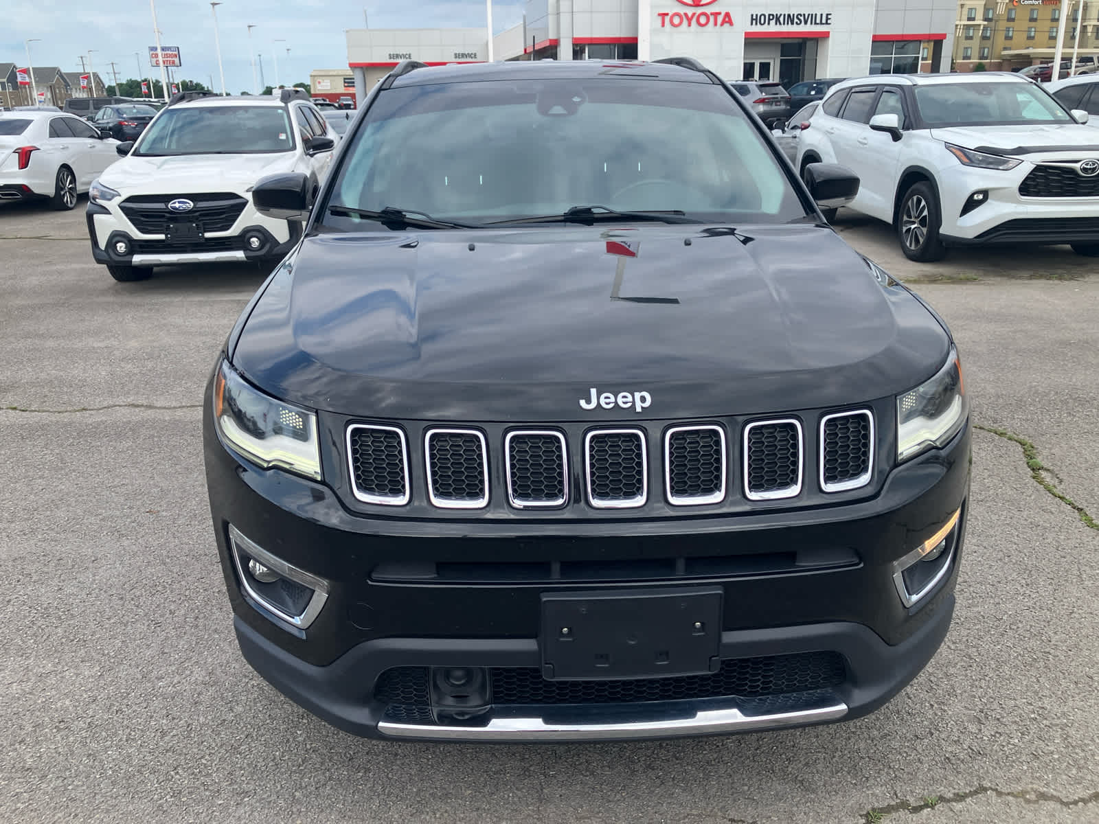 Used 2018 Jeep Compass Limited with VIN 3C4NJDCB1JT333707 for sale in Hopkinsville, KY
