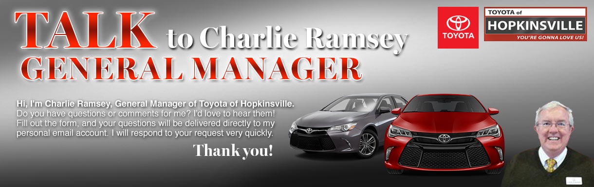 Toyota Of Hopkinsville >> Talk To The Dealer Toyota Of Hopkinsville Toyota Of Hopkinsville >> Talk To The Dealer Toyota Of Hopkinsville
