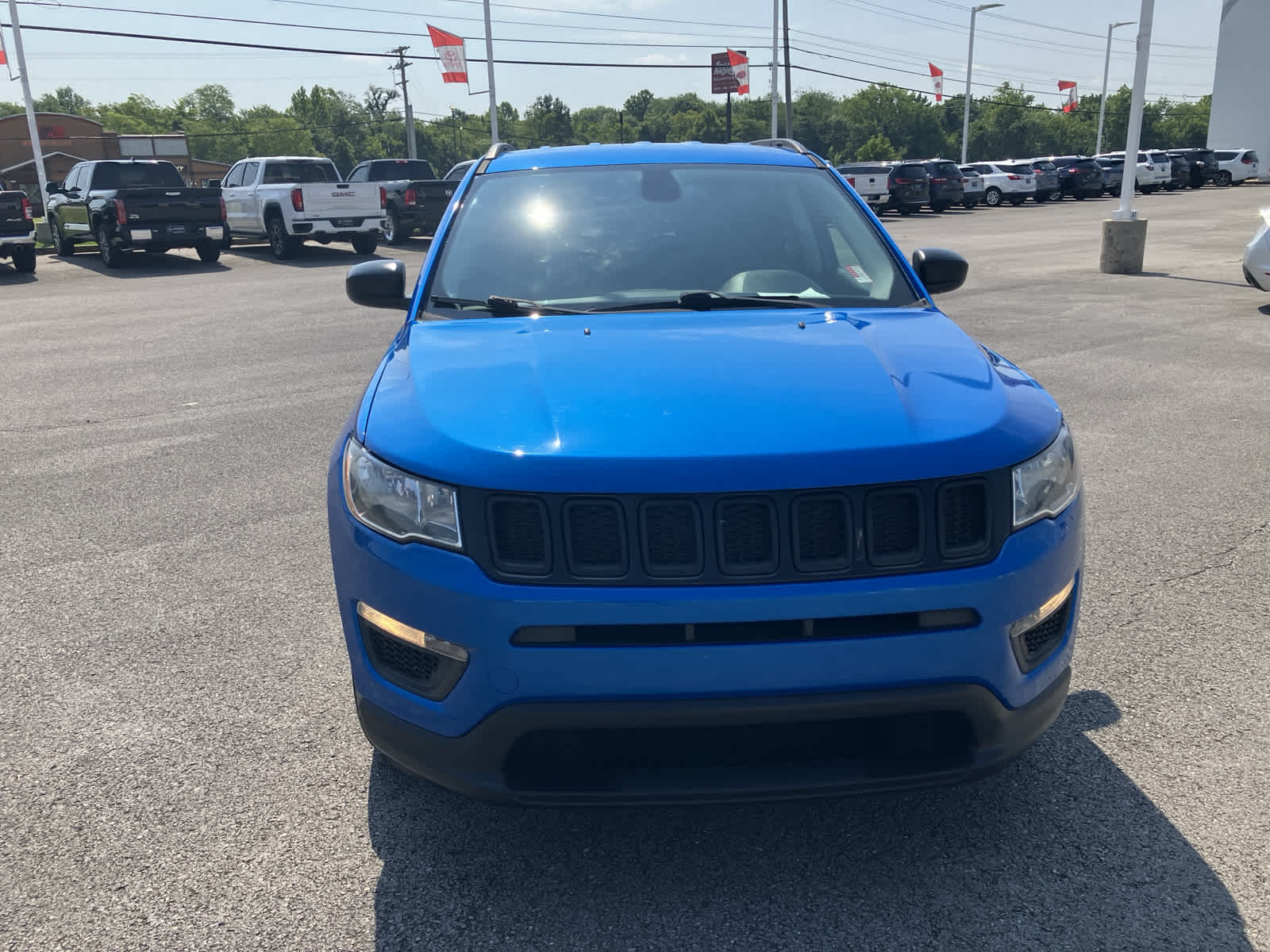 Used 2018 Jeep Compass Sport with VIN 3C4NJCAB5JT272343 for sale in Hopkinsville, KY