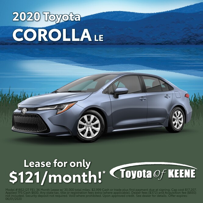New Toyota Lease Specials and Incentives | Toyota of Keene, NH