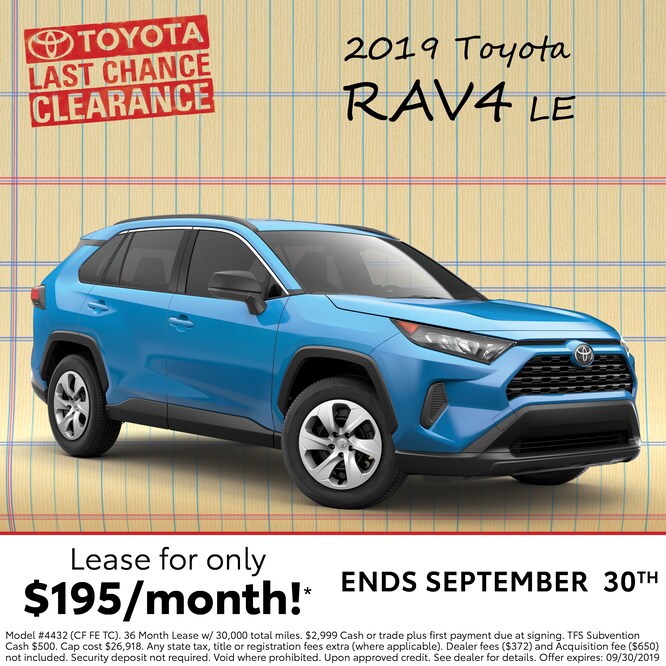 New Toyota Lease Specials and Incentives | Toyota of Keene, NH