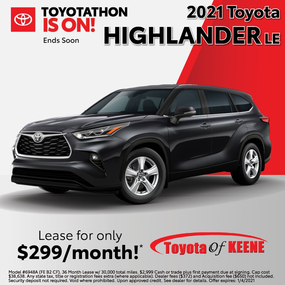 Lease Specials Toyota of Keene