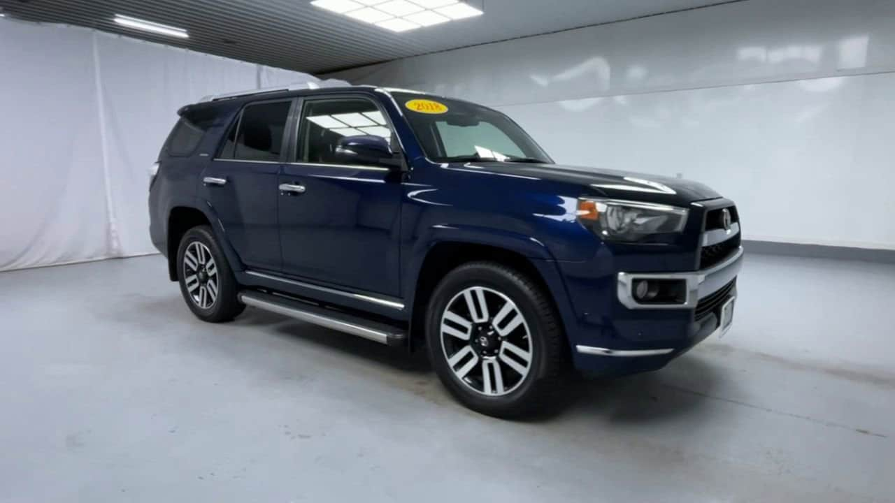 Used 2018 Toyota 4Runner Limited with VIN JTEBU5JR0J5551939 for sale in Swanzey, NH