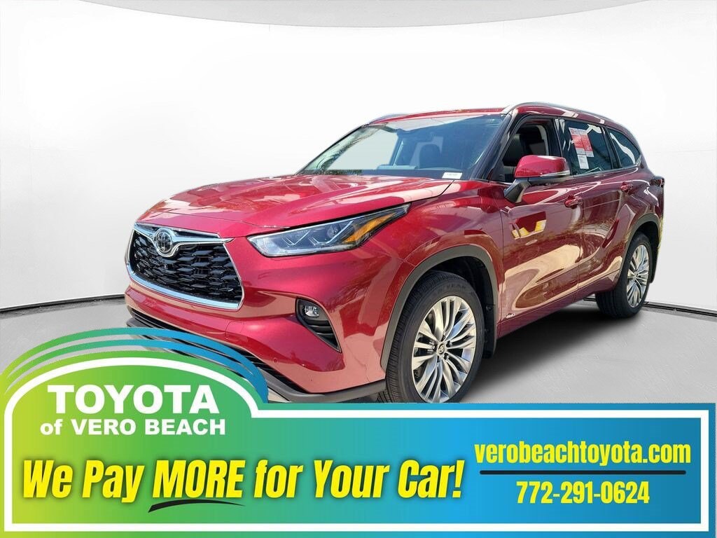 New 2026 Toyota Highlander Hybrid Platinum SUV