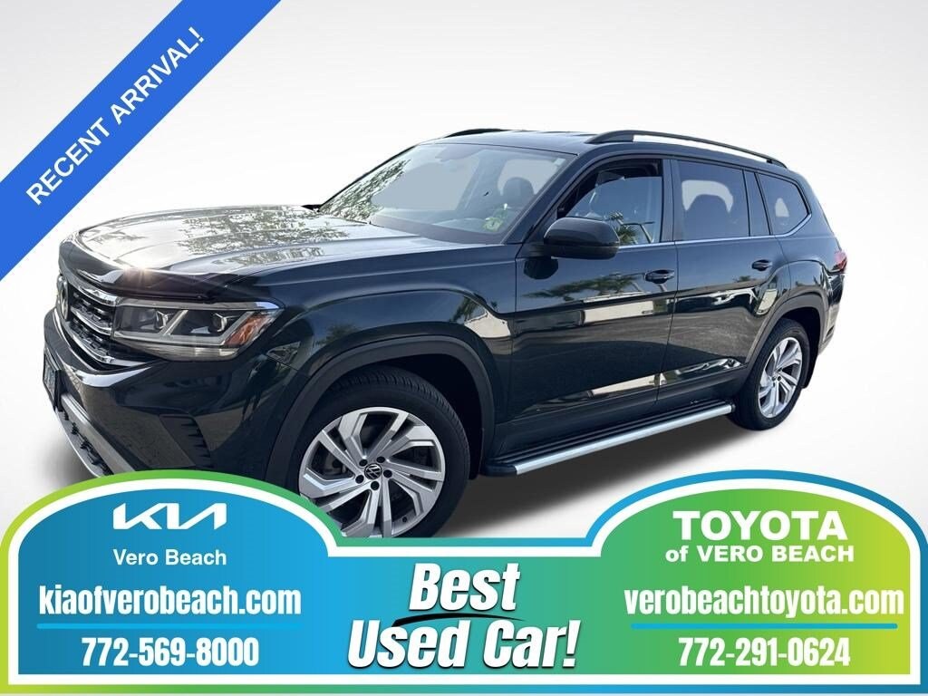 Used 2021 Volkswagen Atlas 3.6L V6 SE w/Technology 4MOTION SUV