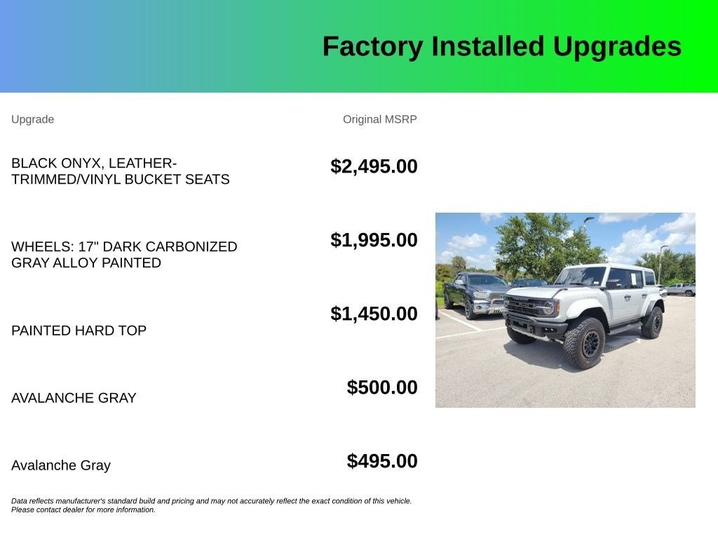 Used 2026 Ford Bronco Raptor SUV