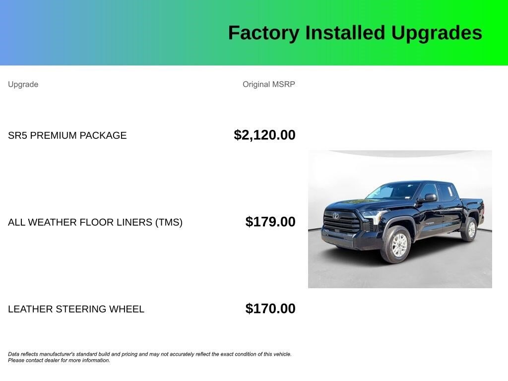 Used 2023 Toyota Tundra SR5 3.5L V6 Truck CrewMax