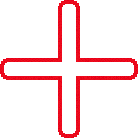 A cross shape