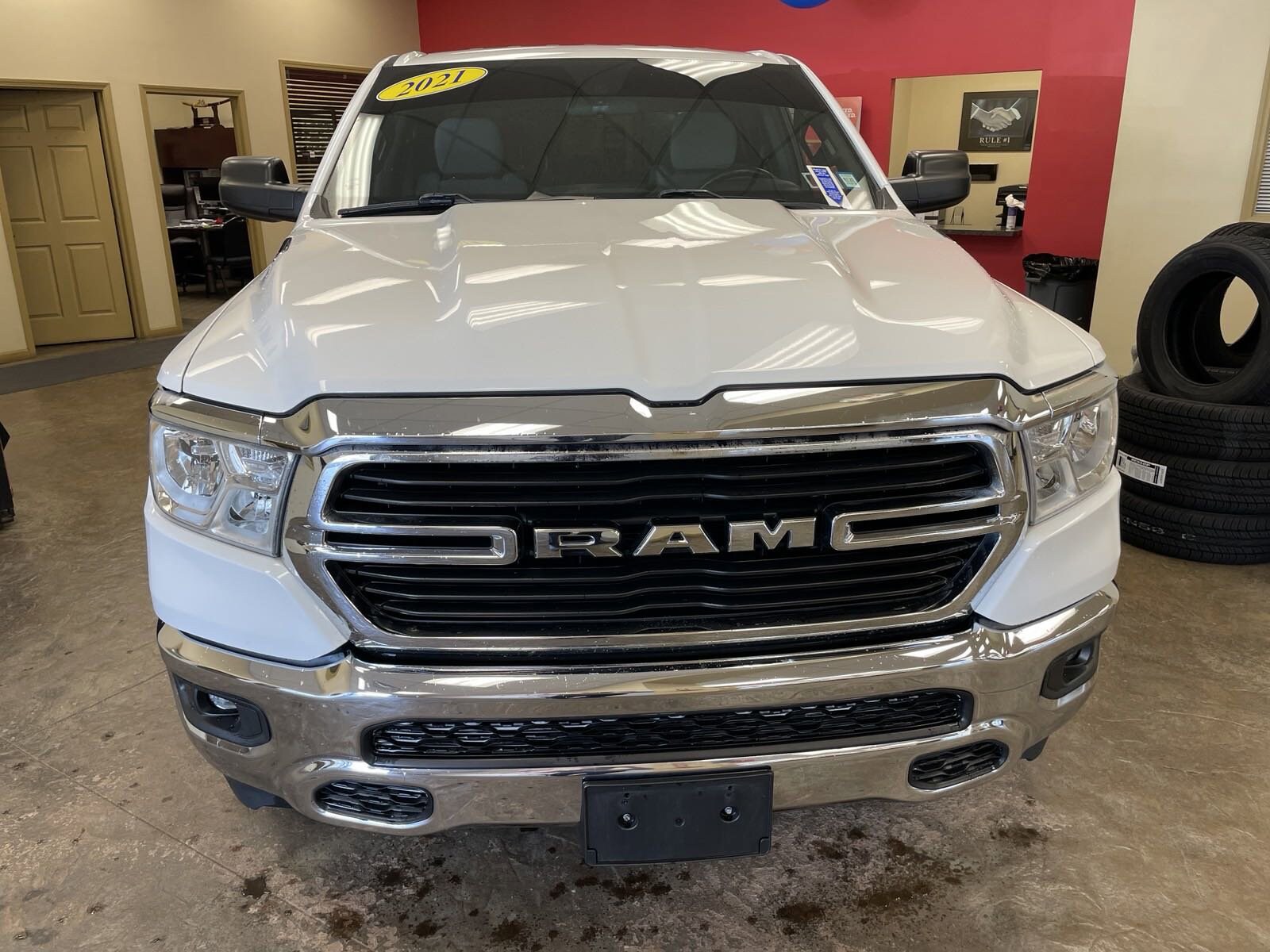 Used 2021 RAM Ram 1500 Pickup Big Horn/Lone Star with VIN 1C6RRFFG4MN527396 for sale in Batavia, NY