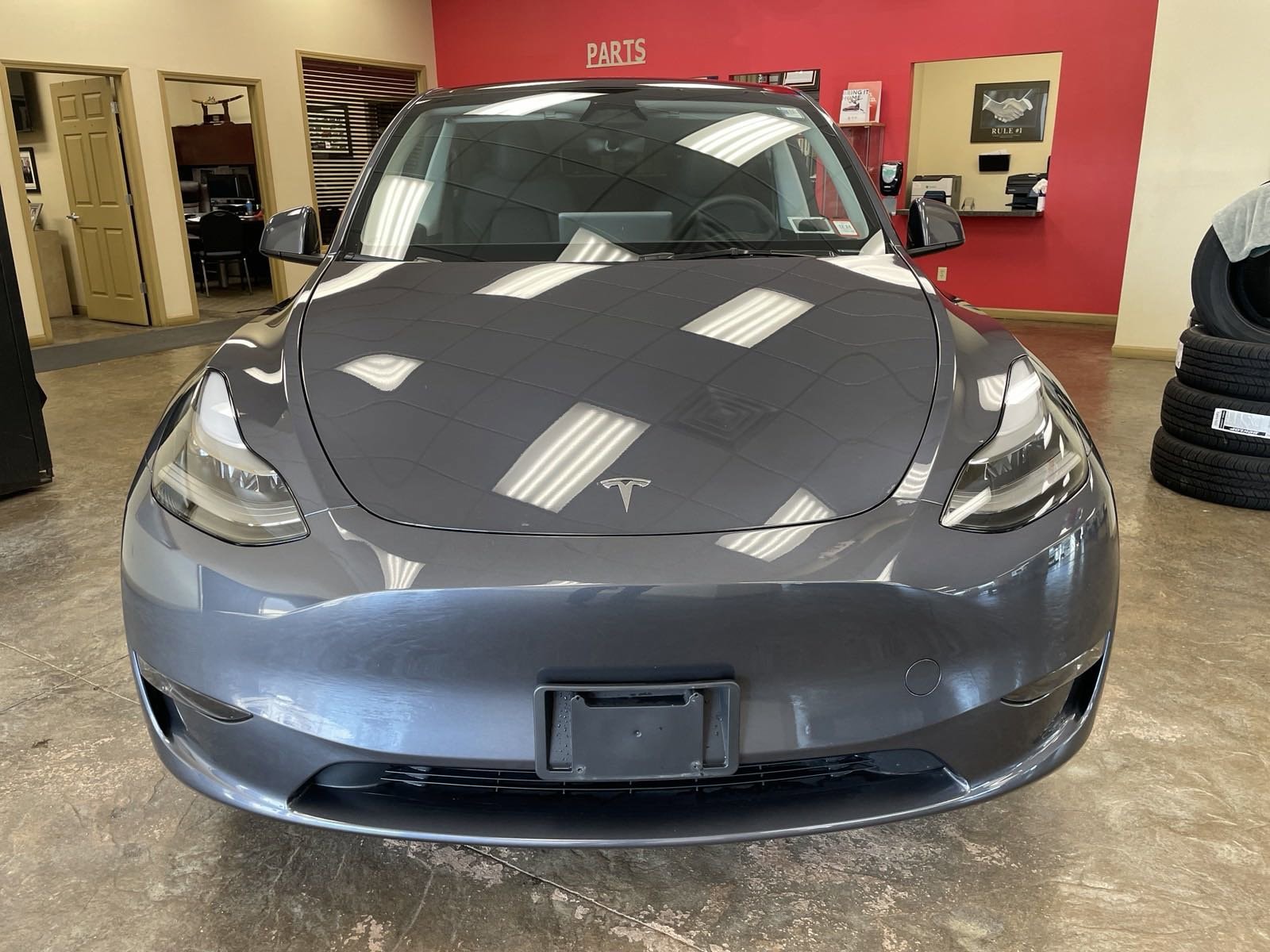 Used 2023 Tesla Model Y Long Range with VIN 7SAYGDEE7PA197481 for sale in Batavia, NY