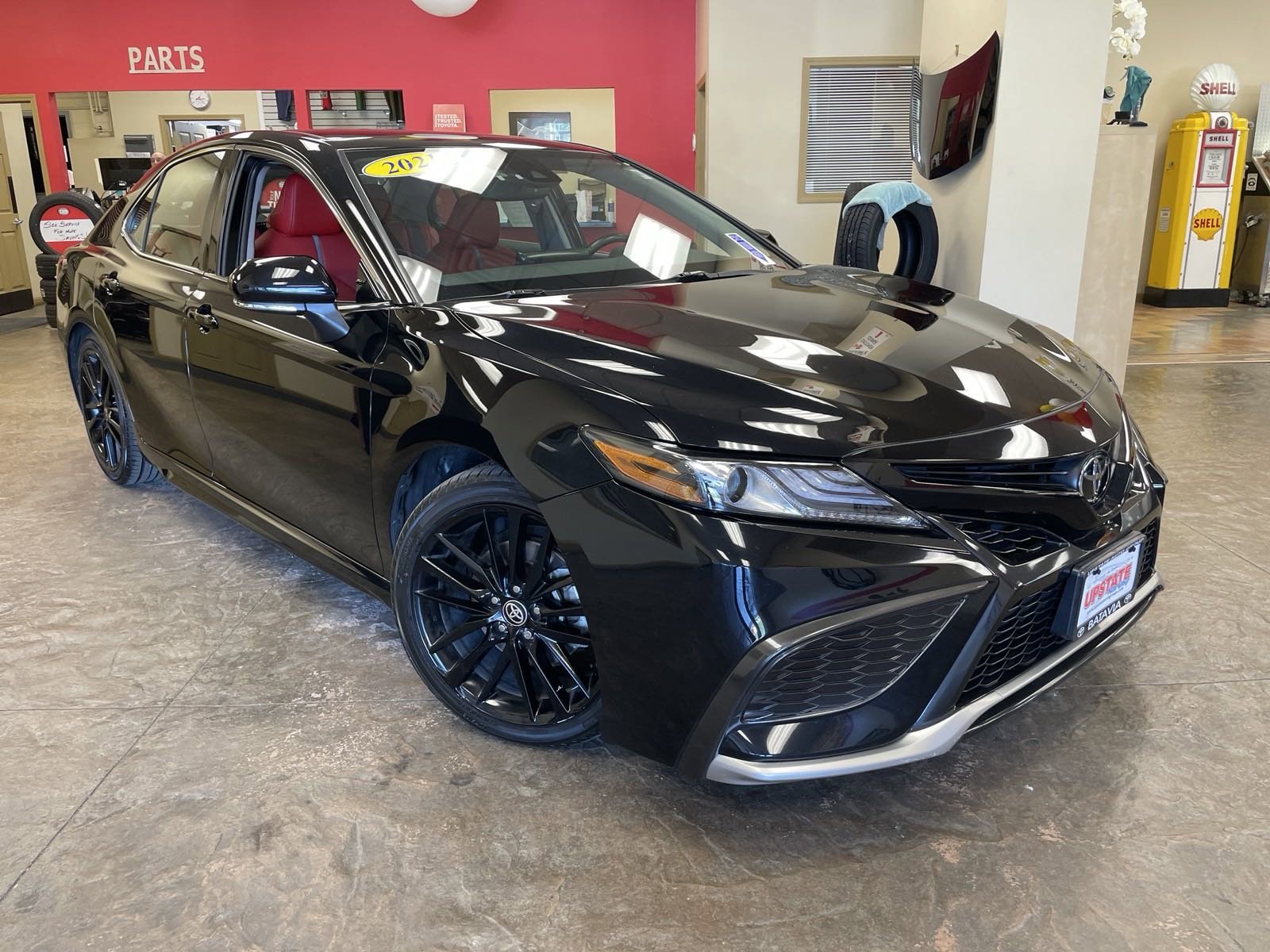 Used 2021 Toyota Camry XSE with VIN 4T1K61BKXMU047431 for sale in Batavia, NY