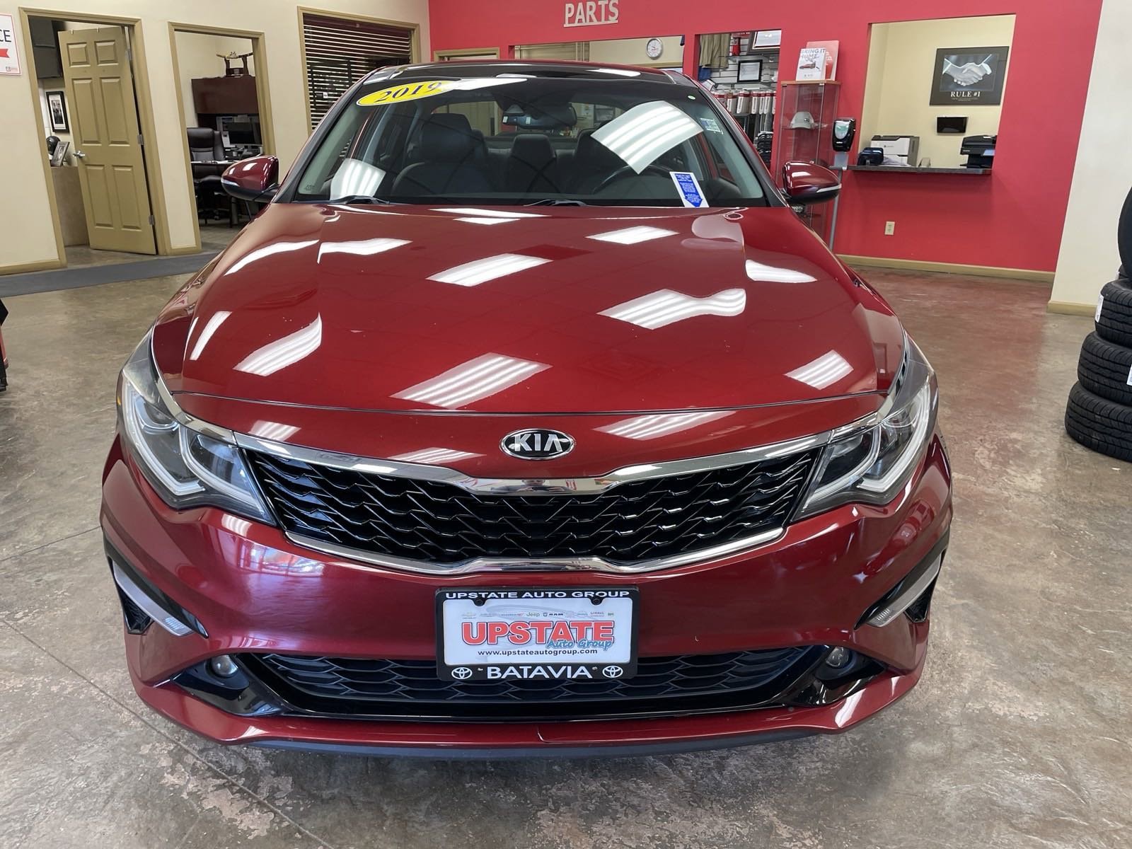 Used 2019 Kia Optima S with VIN 5XXGT4L35KG311864 for sale in Batavia, NY