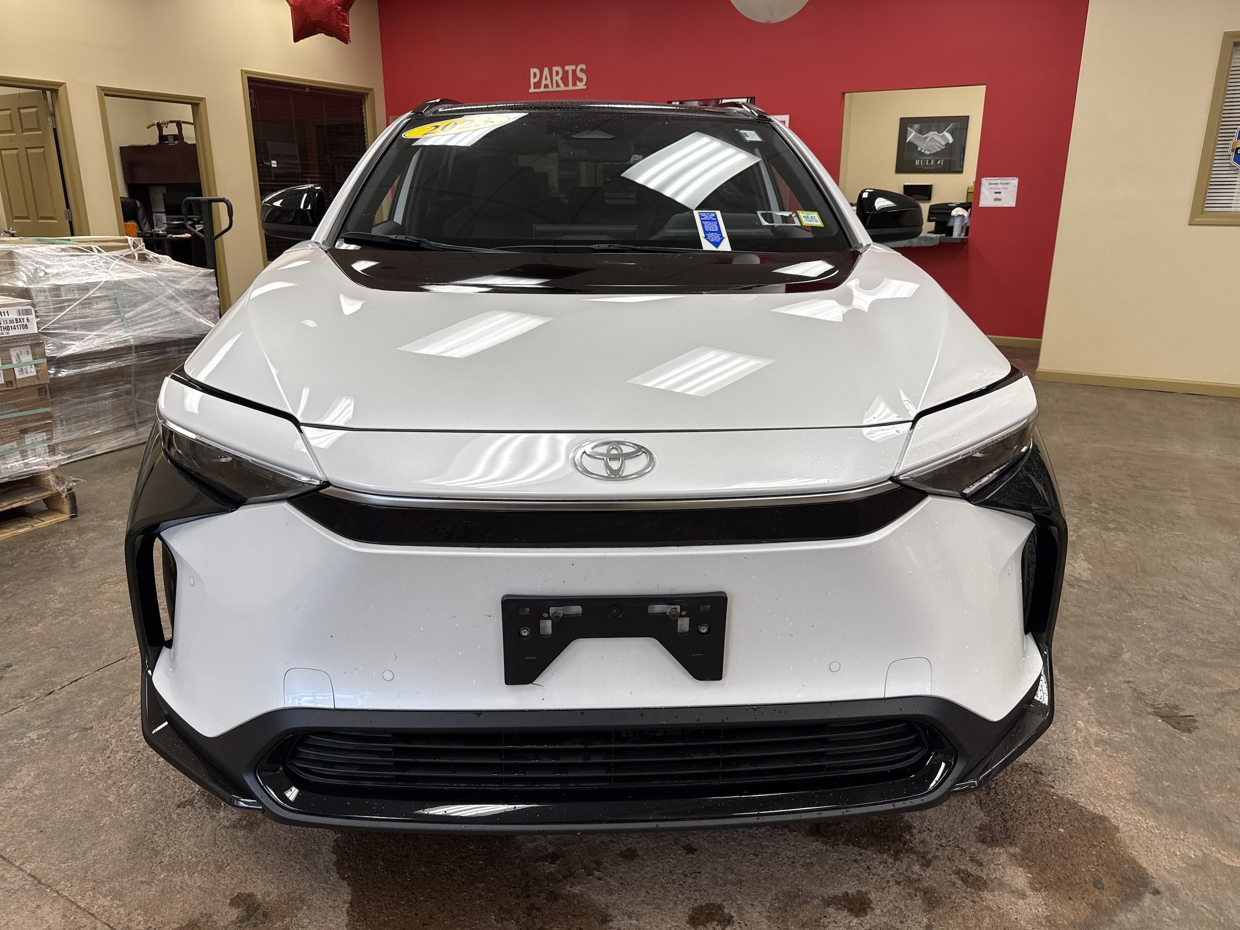 Used 2023 Toyota bZ4X XLE with VIN JTMABACA5PA042645 for sale in Batavia, NY