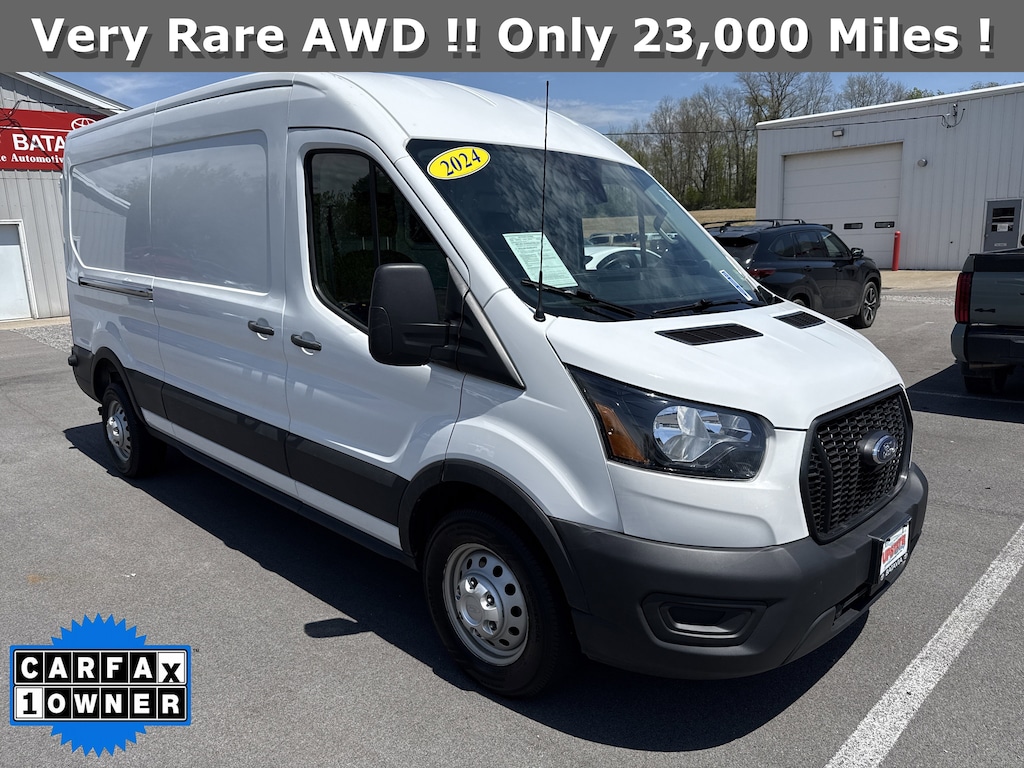 Used 2024 Ford Transit-250 Cargo Base Van Medium Roof Van