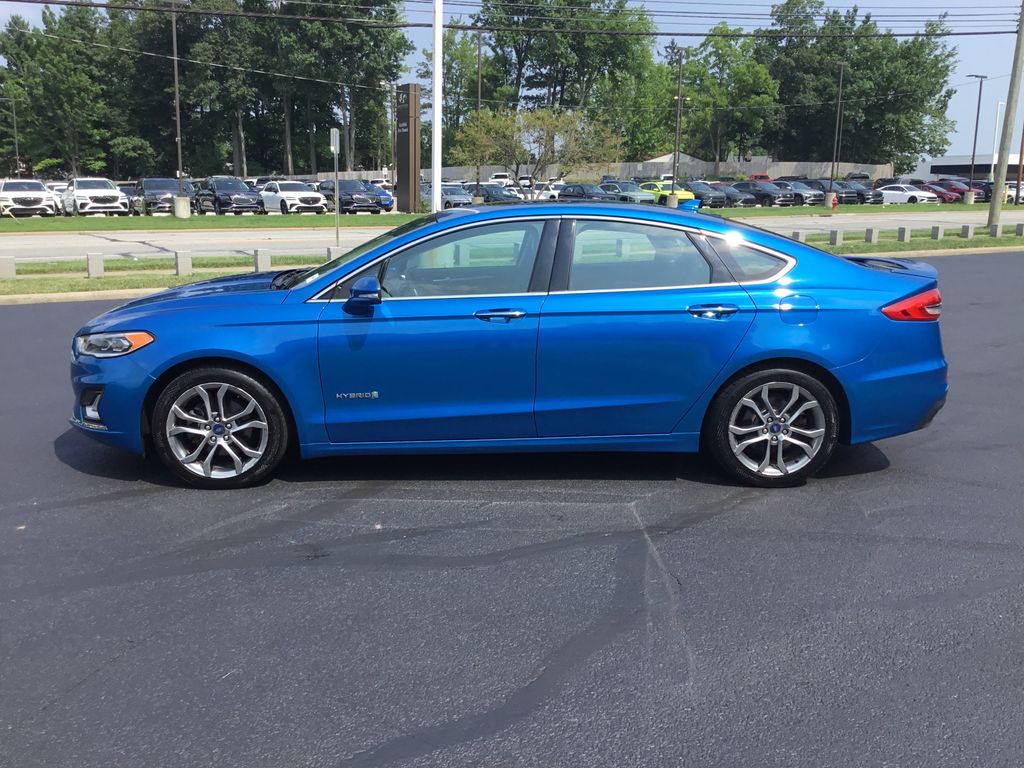 Used 2019 Ford Fusion Hybrid Titanium with VIN 3FA6P0RU6KR129770 for sale in Bedford, OH